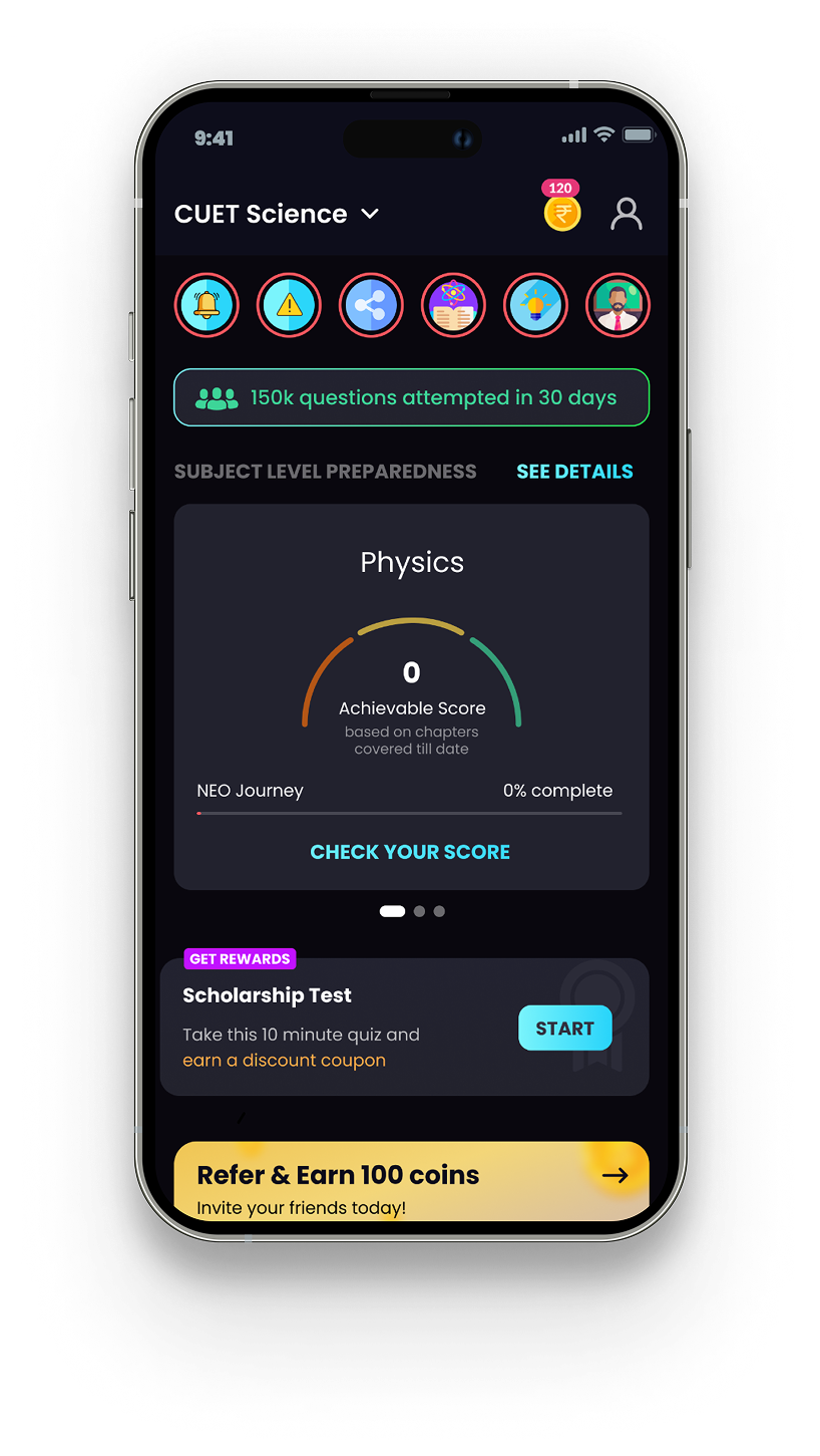 ExamFactor CUET Science test prep app